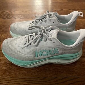 Hoka Skyflow grey/seafoam